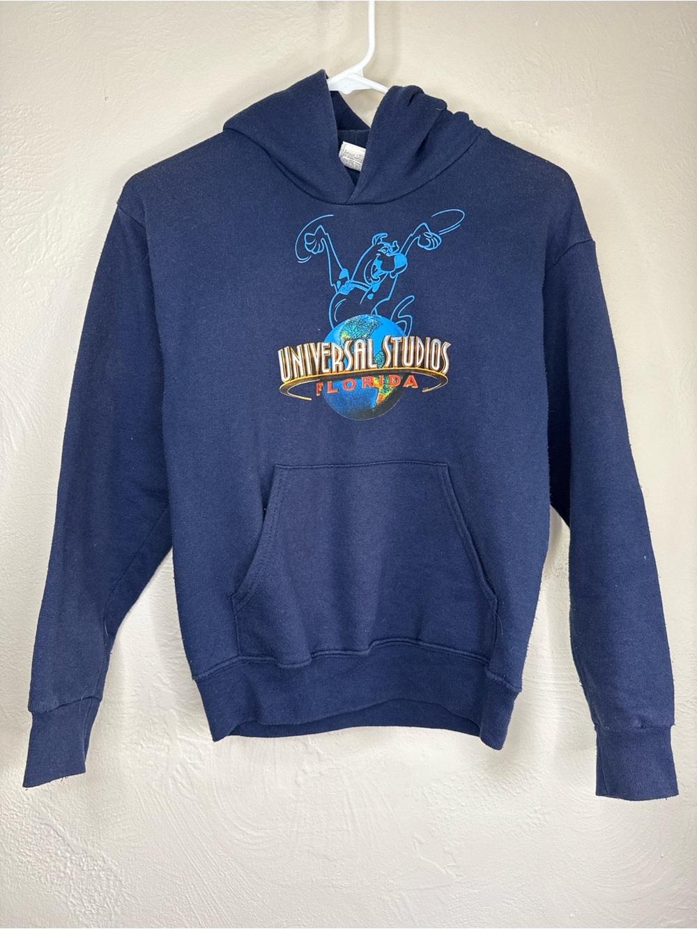Vintage 2006 Universal Studios Florida Scooby-Doo Kids Hoodie Navy Blue
